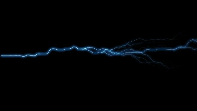 Electric lightning  Bolt Flash Animation