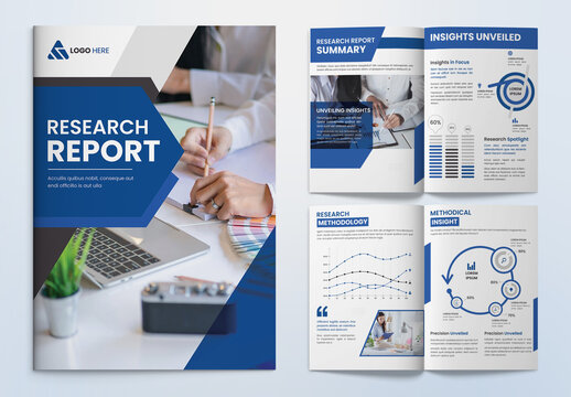 Research Report Brochure Template