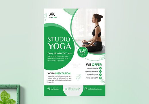 Yoga Studio Flyer Layout