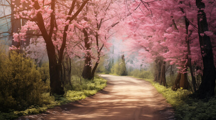 Obraz premium Footpath in the park