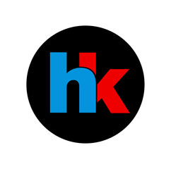 HK round monogram