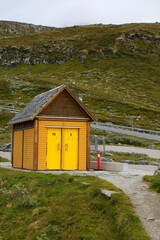 Public WC in mountains in Norway