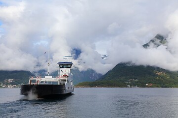 Sognefjord passenger ferry in Norway