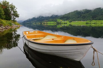 Oppheim lake (Oppheimsvatnet) in Norway