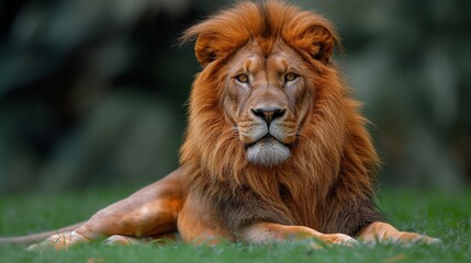 Fototapeta premium lion fighing over Massai marah jungle in south africa 4K Wallpaper created by ai