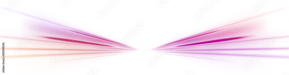 Wall mural png. horizontal speed lines connection vector background. futuristic dynamic motion technology blue 