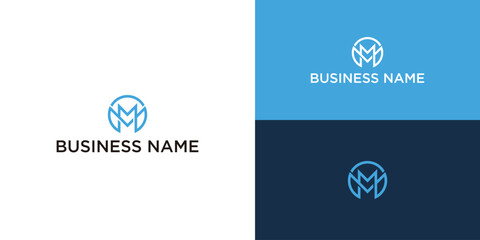 Creative and Minimalist Letter M Logo Design Icon