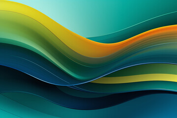 Obraz premium Colorful abstract background with vibrant waves flowing in different directions
