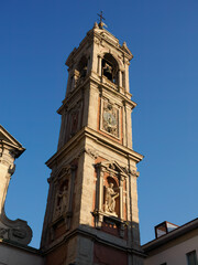 Belfry of Santo Stefano Maggiore church in Milan