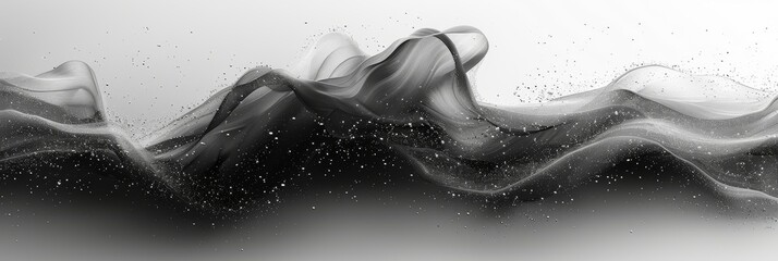 a black and white photo of smoke on a white background