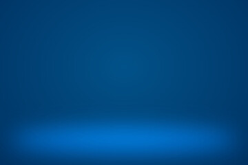Obraz premium Abstract blue background,Smooth blur background like in a room with spot lights shining on the floor or on the stage,Vector illustration
