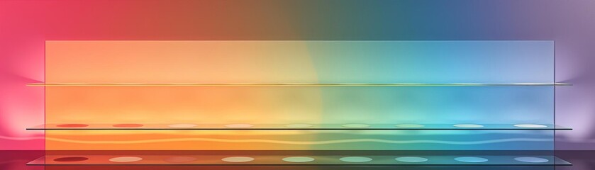 Obraz premium Rainbow spectrum. Vibrant rainbow colors.