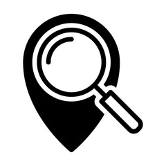Search icon, glyph icon style