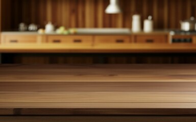 wooden kitchen table