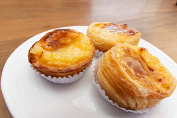 muffins on a white background