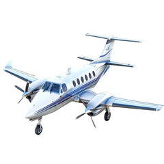 aeroplane isolated on transparent background, PNG file