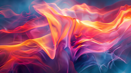 A symphony of light and shadow in an abstract fluid 3D spectacle.