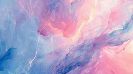 evocative artistic background with fluid abstract forms and soft pastel hues modern digital painting