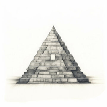 The Pyramids of Giza, monumental stone structures with smooth sloping sides reaching for the sky, are some of the world's most iconic architectural wonders.