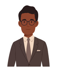 Businessman flat design vector illustration