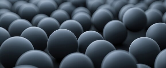 Abstract 3D Rendering Of Spheres, 3D Rendering