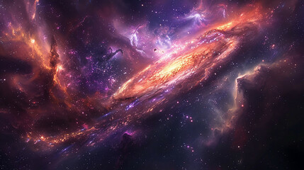 Mesmerizing Beauty: Galactic Glance of a Captivating Galaxy, Unveiling Cosmic Marvels and Celestial...