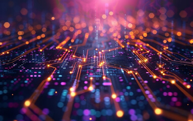 Obraz premium information transfer