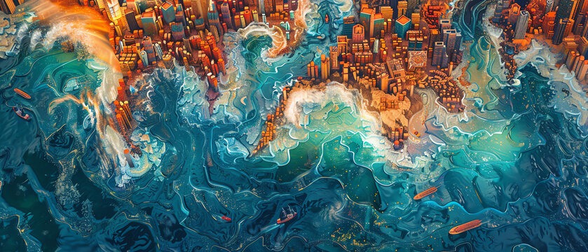 Capture the dynamic convergence of educational insights from an aerial view