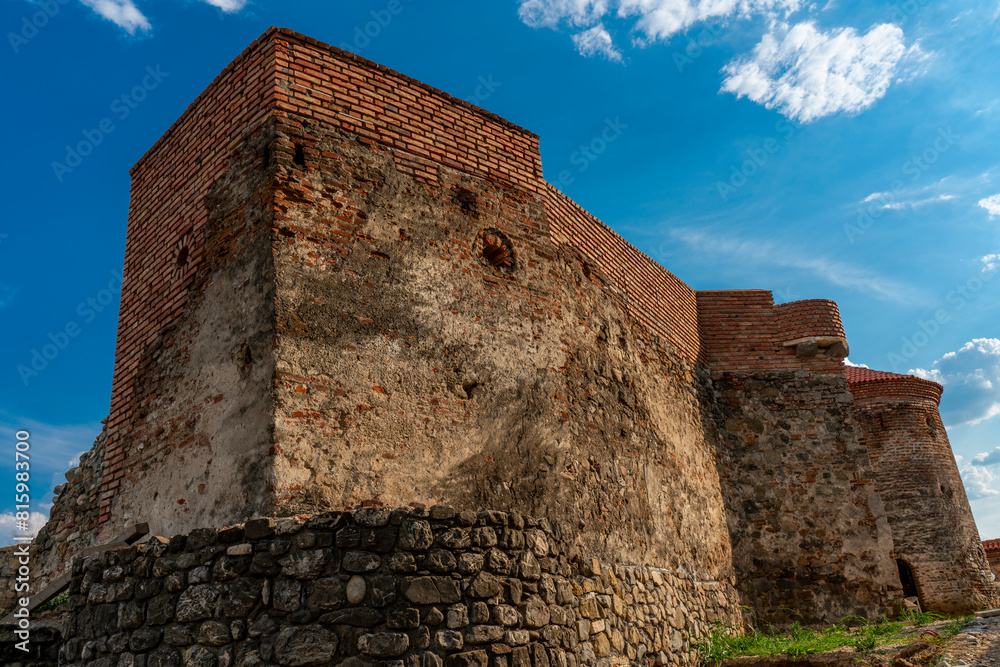 Wall mural majestic fetislam fortress in serbia standing proud under the clear sky