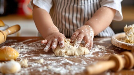 A Child's First Baking Experience