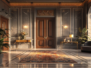 Capture the essence of a luxurious penthouse suite