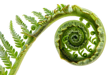 Intricate Fern Spiral