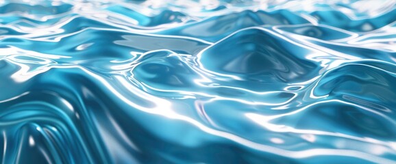 A Blue Background Exudes Calmness And Tranquility, Providing A Serene And Soothing Backdrop That Evokes Feelings Of Peace And Relaxation, 3D Rendering