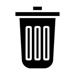 Recyclable disposables Glyph Icon Design