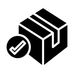 Disposable packaging solutions Glyph Icon Design