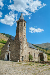 Fototapeta premium Montgarri is a town in the municipality of Alto Aran, in the Valle de Aran region located in the Lleida Pyrenees, Catalonia, Spain.