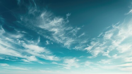 Natural background featuring a gentle blue sky