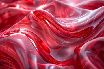 The vibrant red plastic enhances the 3D model's clarity.