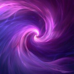 A vibrant purple swirl set against a soft purple backdrop.