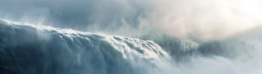 Fototapeta premium Waterfall in the mist