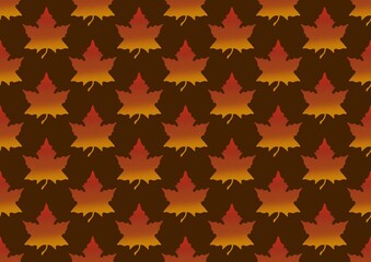 Autumn leaves. Pattern leaves. Yellow autumn leaves pattern. Leaf. Autumn. Autumn season