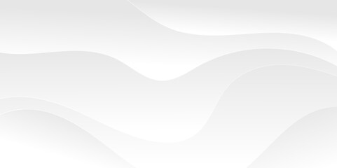 Abstract white and light gray wave modern soft luxury texture with smooth and clean vector subtle background illustration