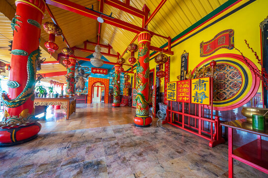 Eng An Kiong Temple, build in 1825, one of the oldest chinese temple in Indonesia  in Malang city.