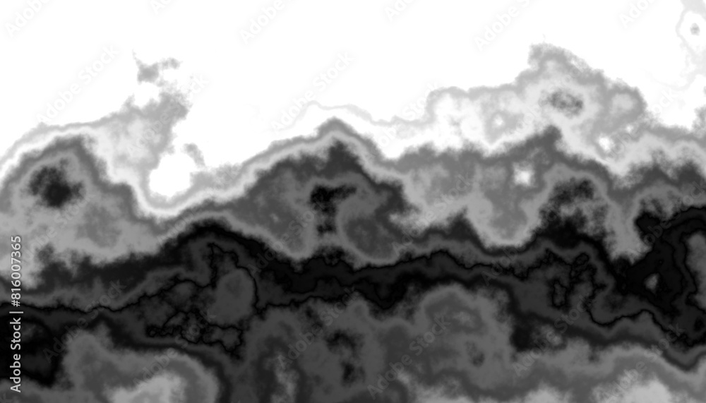 Leinwandbilder black smoke steam isolated transparent background. fog and mist effect for text or space. overlay wi