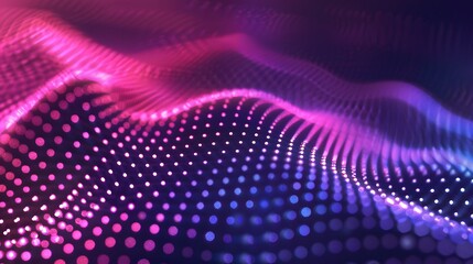 abstract background A background that has a single color but has many glowing pixel