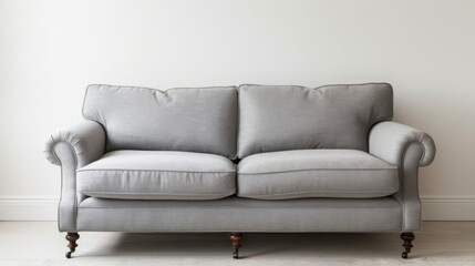 A Stylish Modern Grey Sofa