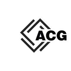 ACG letter logo design on white background. ACG logo. ACG creative initials letter Monogram logo icon concept. ACG letter design