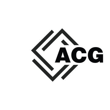 ACG letter logo design on white background. ACG logo. ACG creative initials letter Monogram logo icon concept. ACG letter design