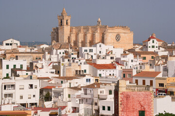 Ciutadella Cathedral.Menorca.Biosphere Reserve.Illes Balears.España.