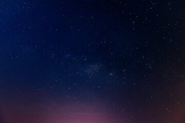 Abstract background of celestial stars, blurred wallpaper of the Milky Way at night, is a natural beauty. Seen during the time of the season